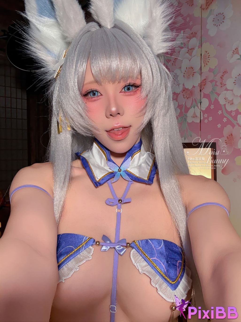 Cosplayer Sticky Dumpling Rabbit 2026 Year 03 monthly works azur lane Shinano PixiBB.COM 003