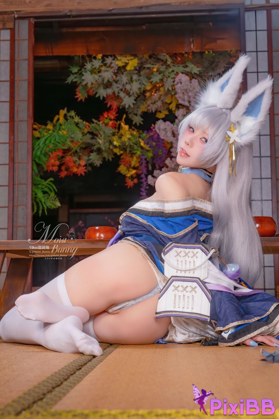 Cosplayer Sticky Dumpling Rabbit 2026 Year 03 monthly works azur lane Shinano PixiBB.COM 030