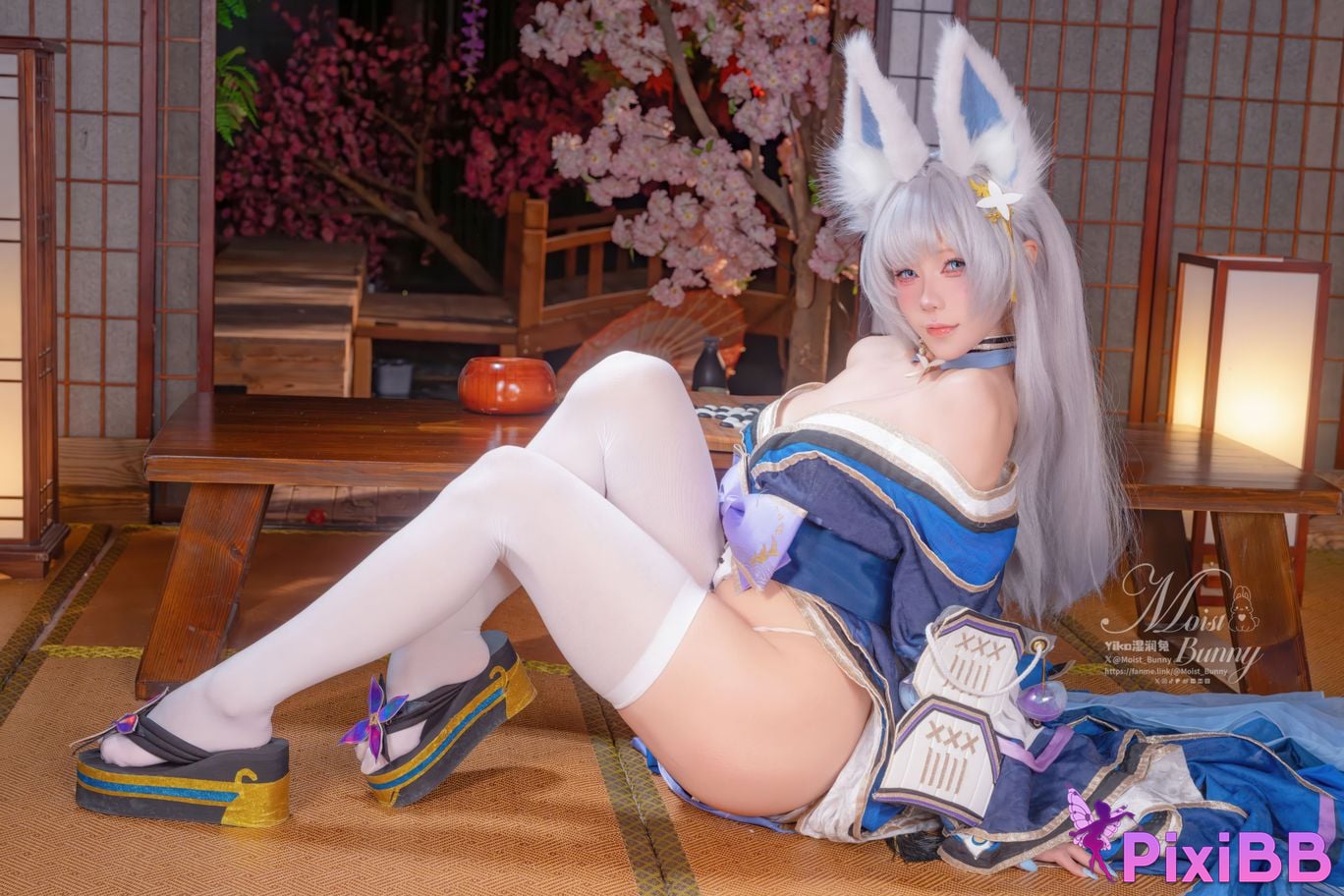 Cosplayer Sticky Dumpling Rabbit 2026 Year 03 monthly works azur lane Shinano PixiBB.COM 031