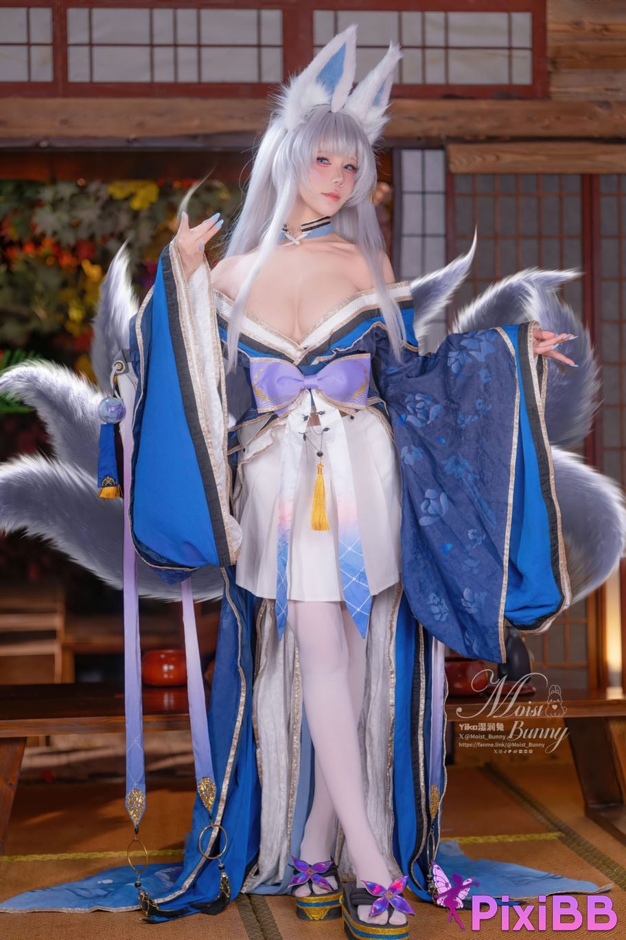 Cosplayer Sticky Dumpling Rabbit 2026 Year 03 monthly works azur lane Shinano PixiBB.COM 033