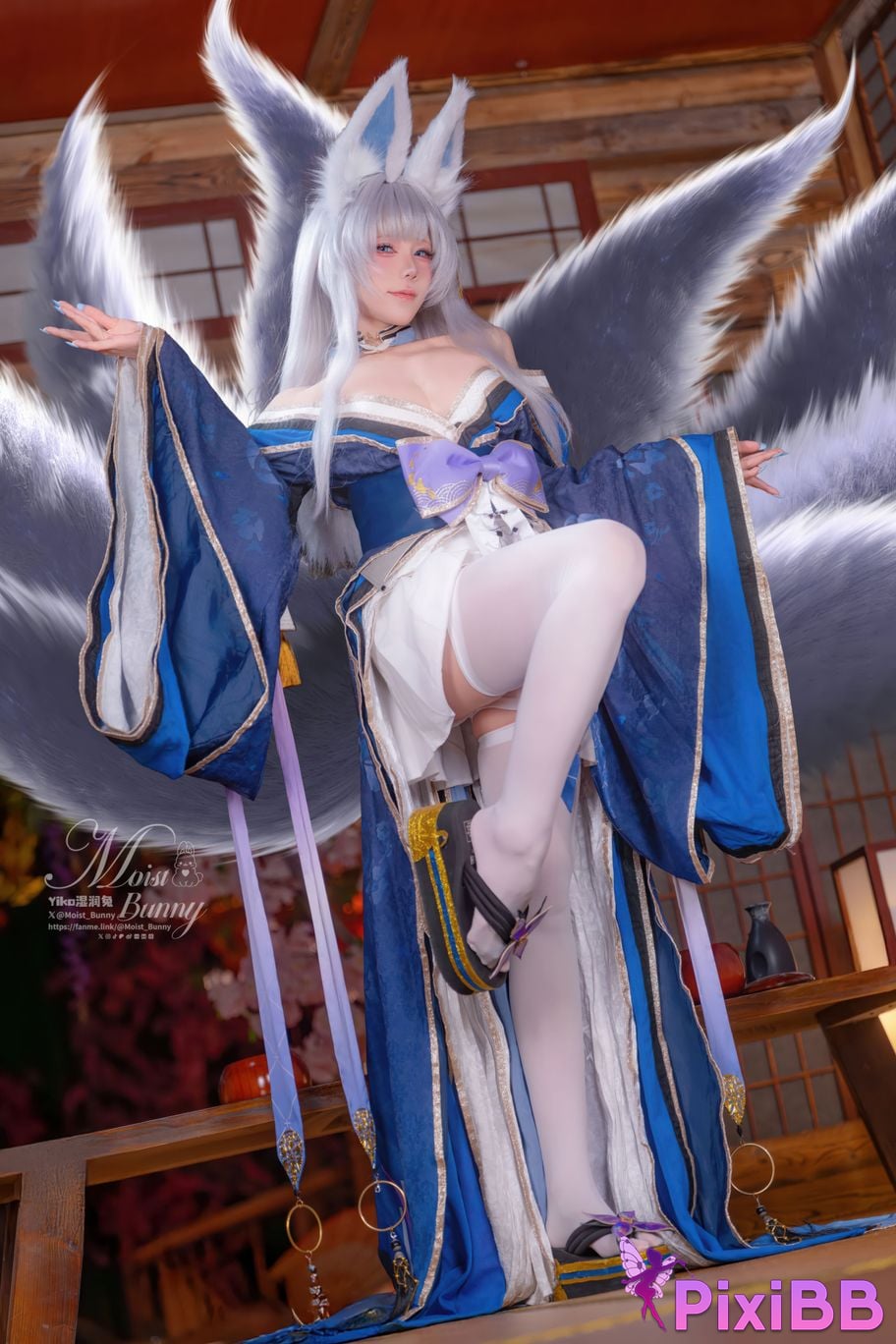 Cosplayer Sticky Dumpling Rabbit 2026 Year 03 monthly works azur lane Shinano PixiBB.COM 055