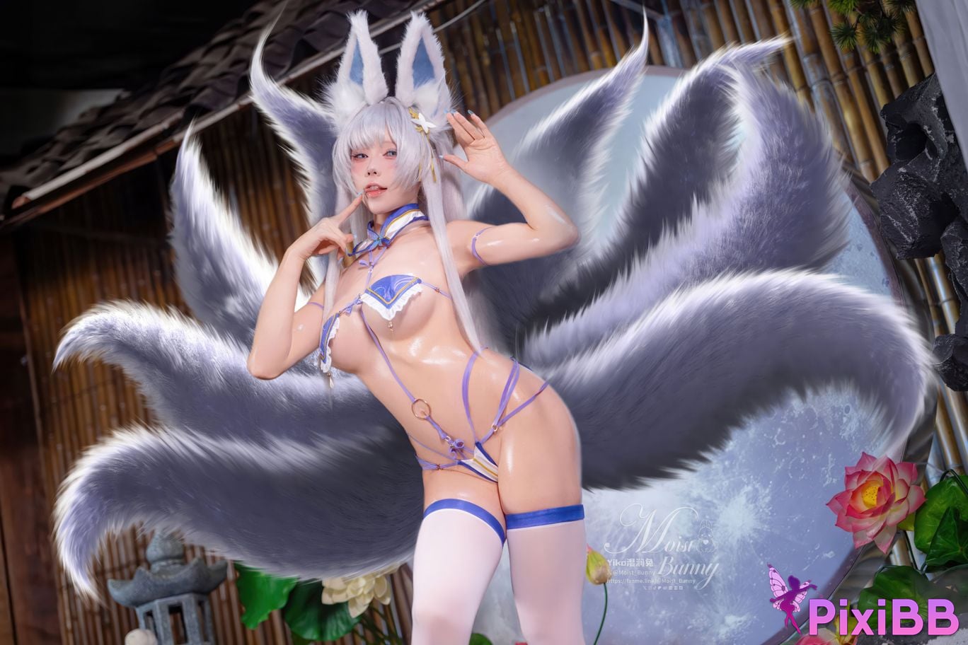 Cosplayer Sticky Dumpling Rabbit 2026 Year 03 monthly works azur lane Shinano PixiBB.COM 060