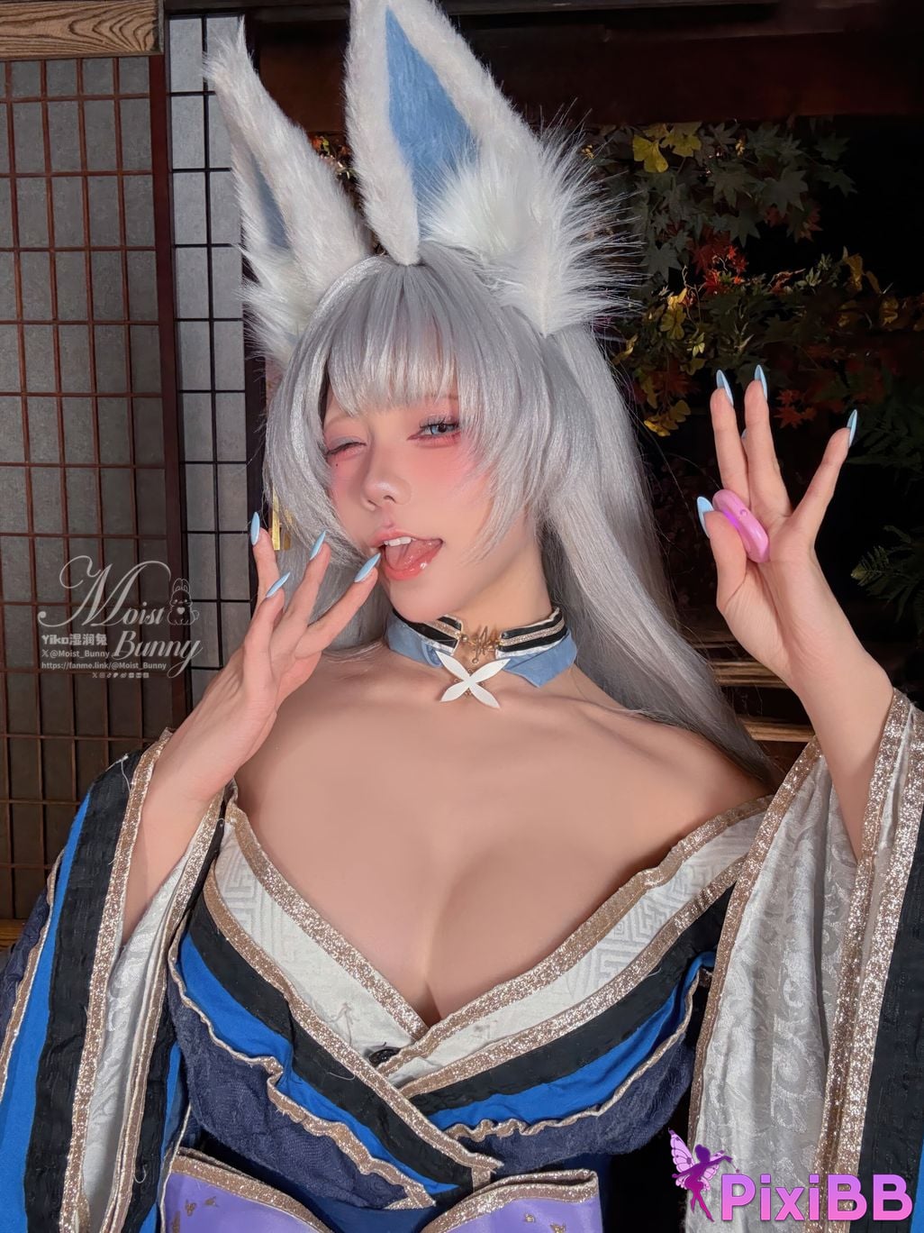 Cosplayer Sticky Dumpling Rabbit 2026 Year 03 monthly works azur lane Shinano PixiBB.COM 104