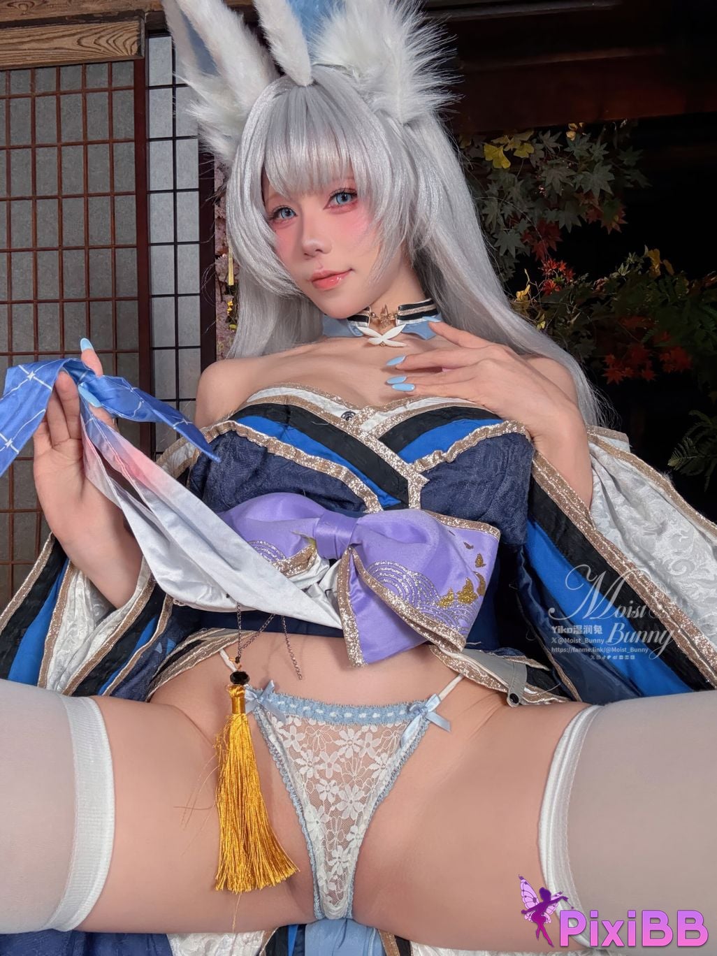 Cosplayer Sticky Dumpling Rabbit 2026 Year 03 monthly works azur lane Shinano PixiBB.COM 106