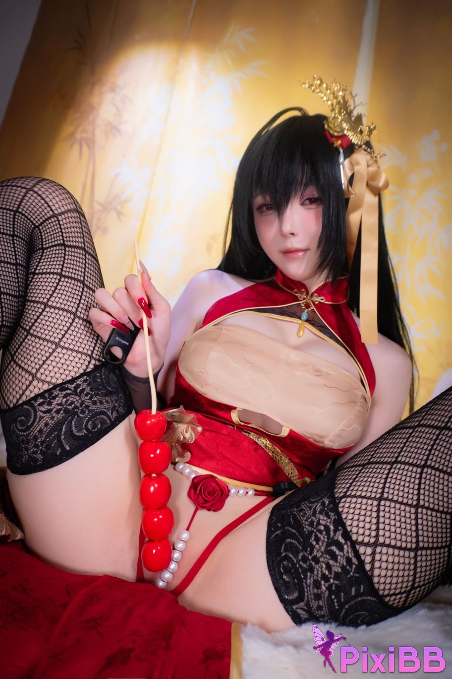 Cosplayer Xiaoyangze yixiaoyangze Dafeng cheongsam PixiBB.COM 007