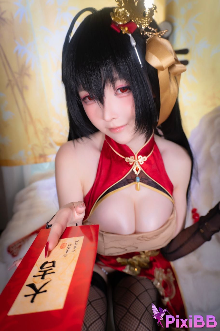 Cosplayer Xiaoyangze yixiaoyangze Dafeng cheongsam PixiBB.COM 012