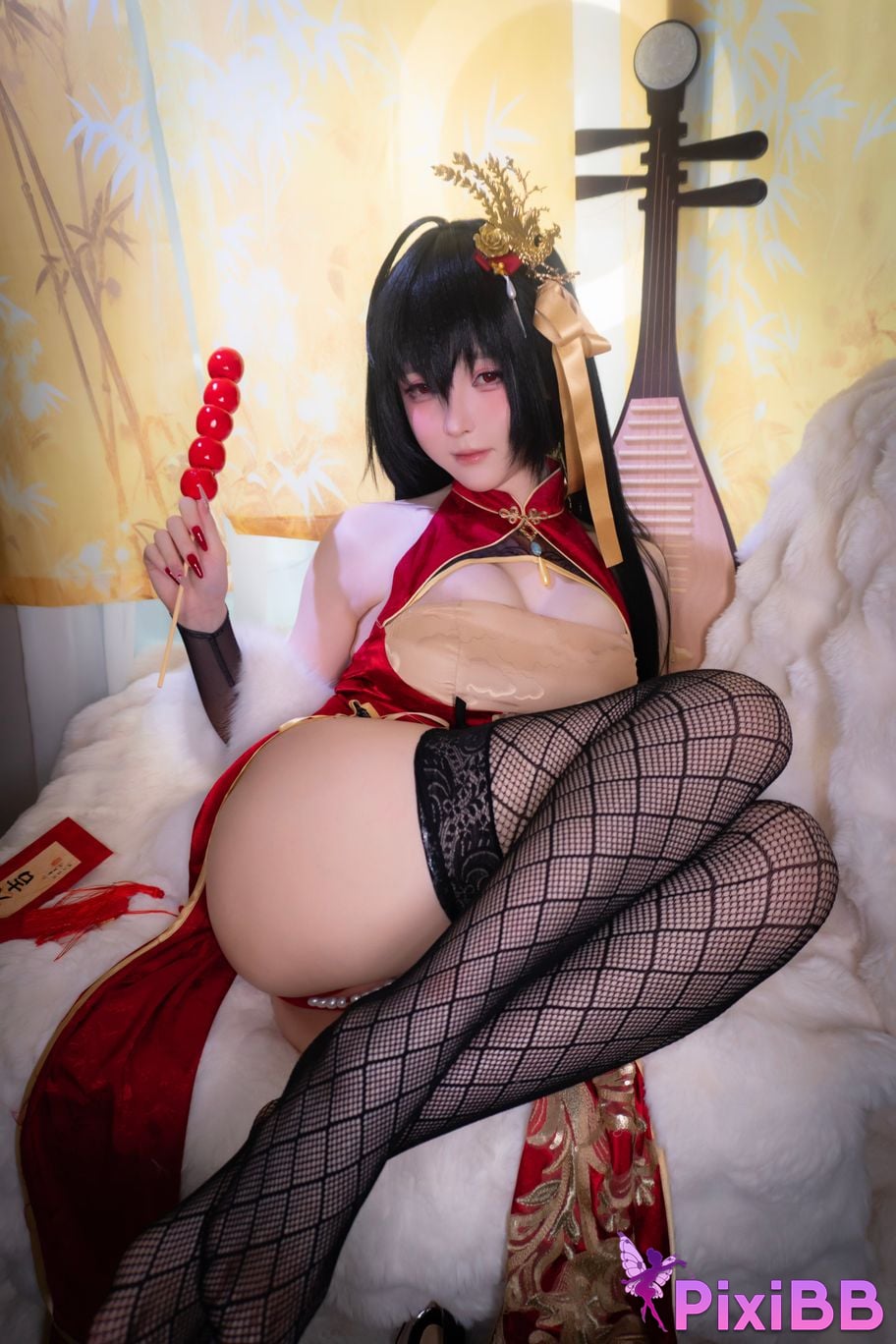 Cosplayer Xiaoyangze yixiaoyangze Dafeng cheongsam PixiBB.COM 026