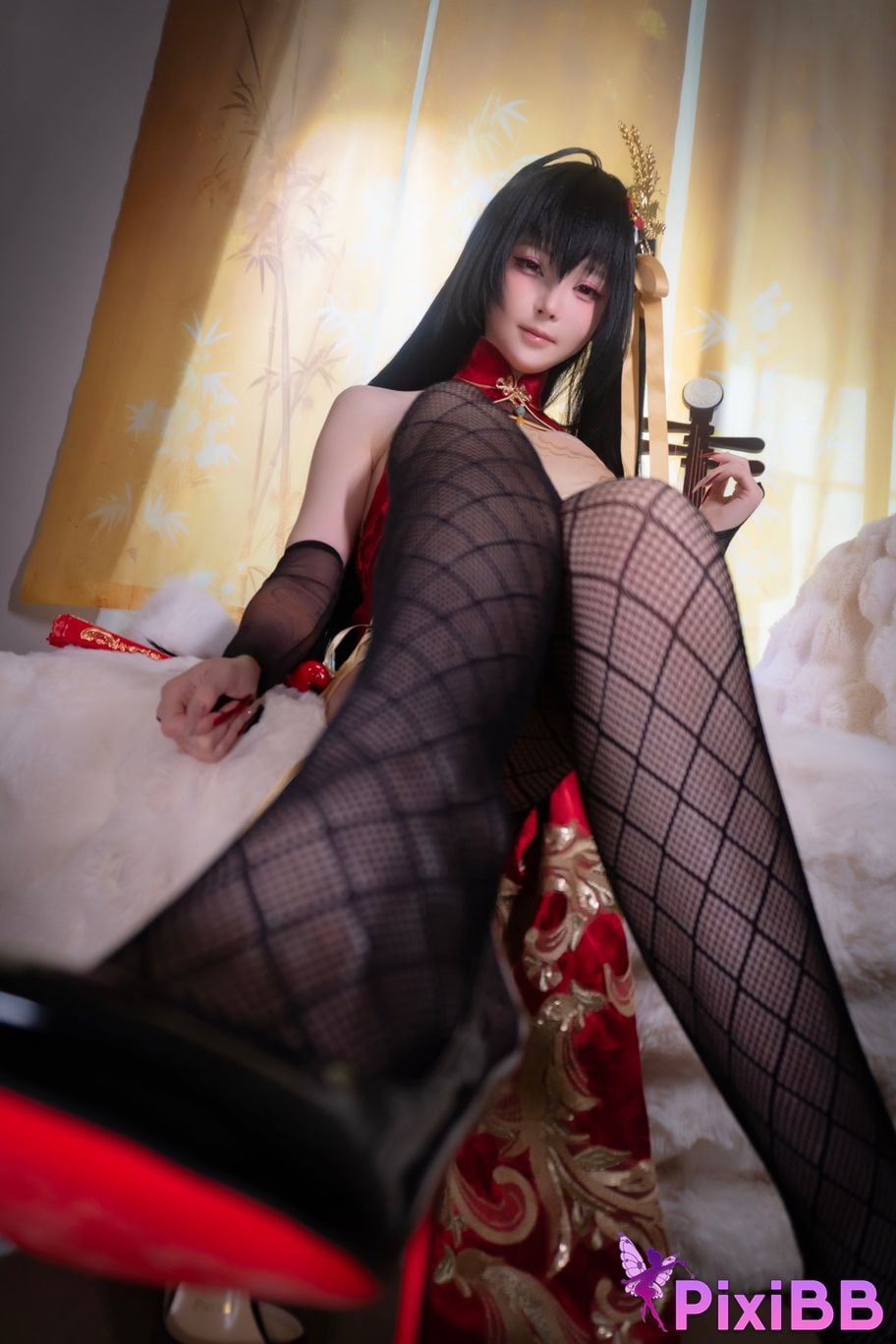 Cosplayer Xiaoyangze yixiaoyangze Dafeng cheongsam PixiBB.COM 031