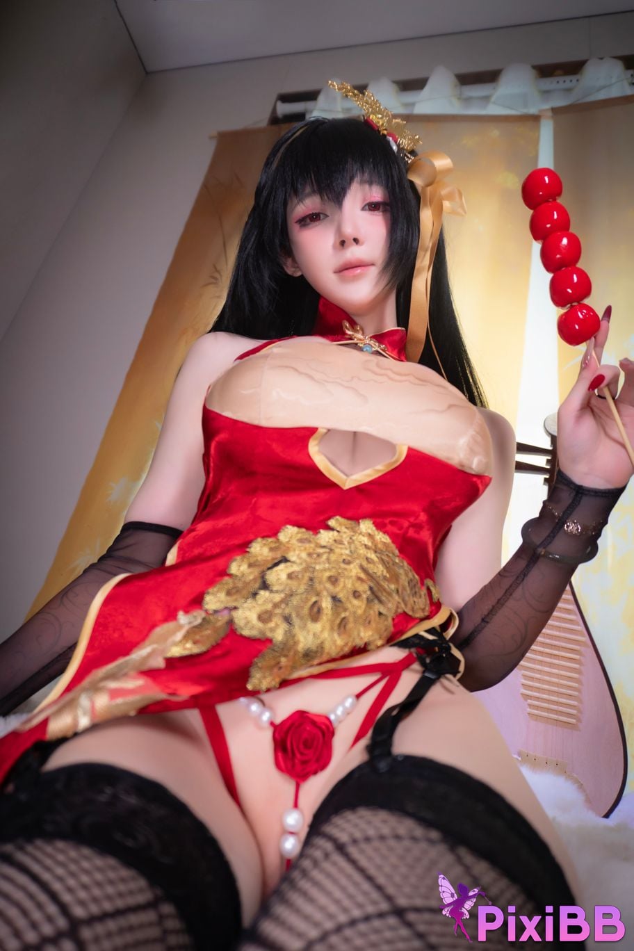 Cosplayer Xiaoyangze yixiaoyangze Dafeng cheongsam PixiBB.COM 046