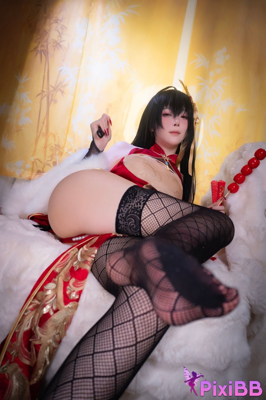 Cosplayer Xiaoyangze yixiaoyangze Dafeng cheongsam PixiBB.COM 082