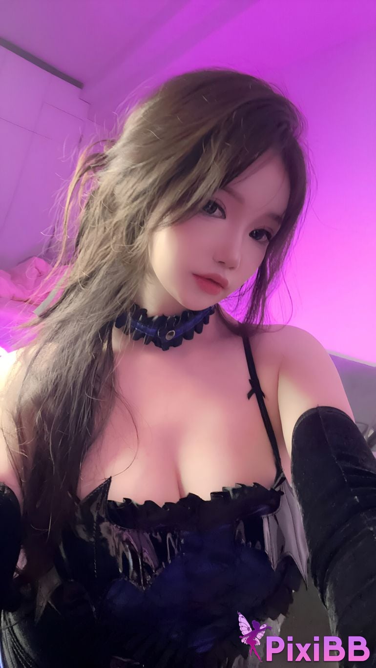 Cosplay Astra Blue Lace Dress PixiBB.COM 051