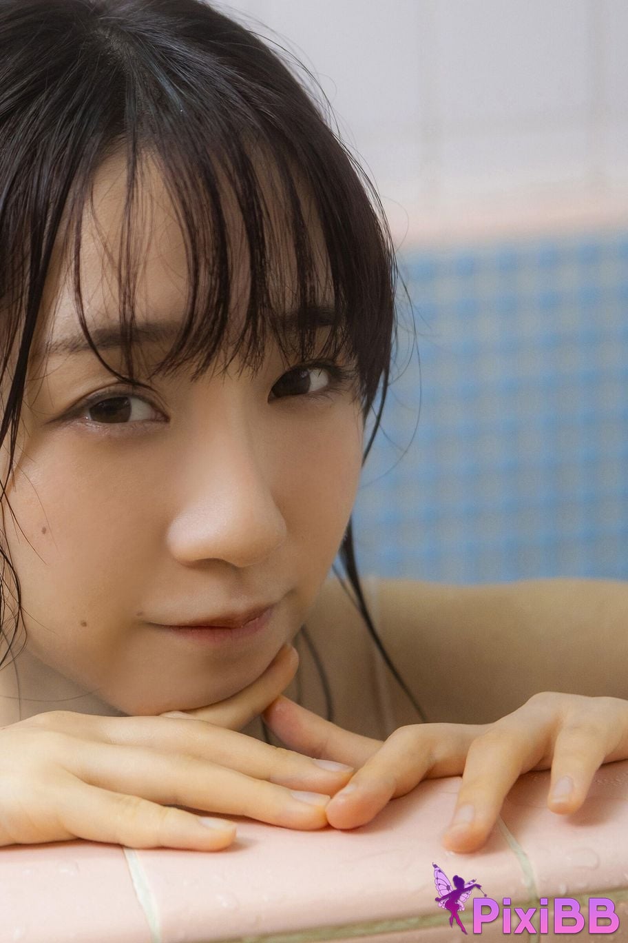 Japanese Idol Moe Iori cartoon action digital photo collection Lets stay together for one night and two days PixiBB.COM 059