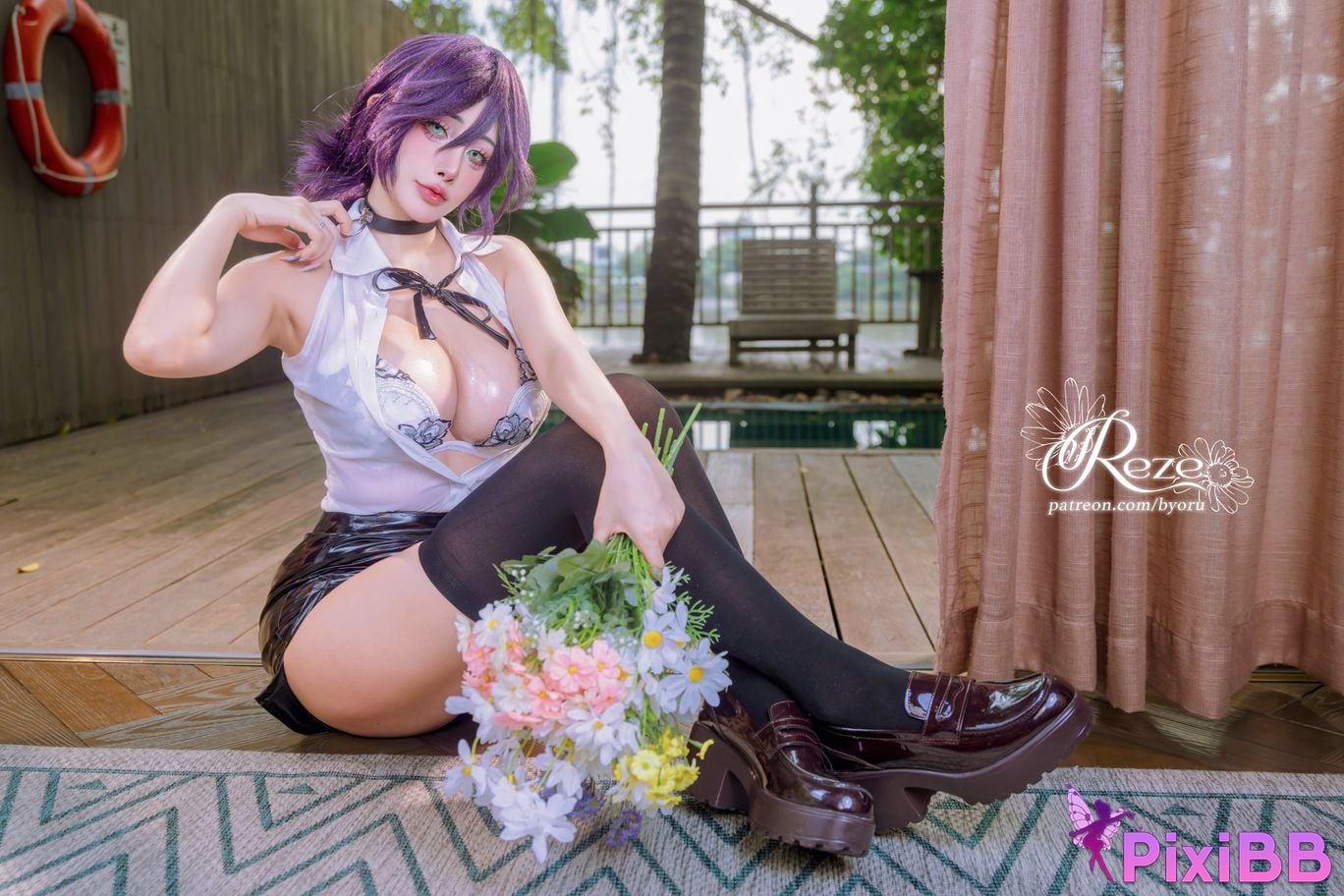 Cosplayer Byoru Reze chainsaw man Lesse PixiBB.COM 002