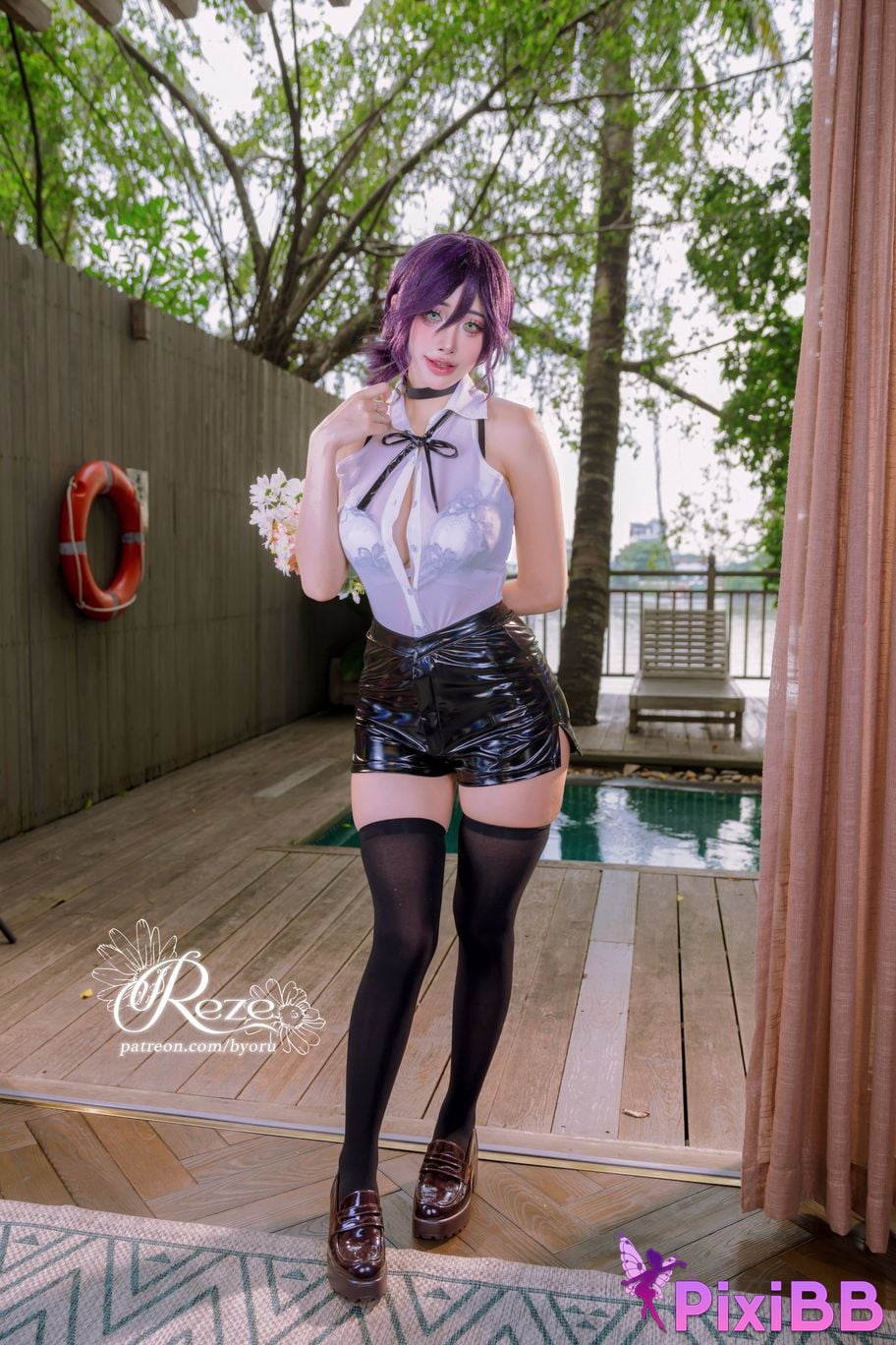 Cosplayer Byoru Reze chainsaw man Lesse PixiBB.COM 034