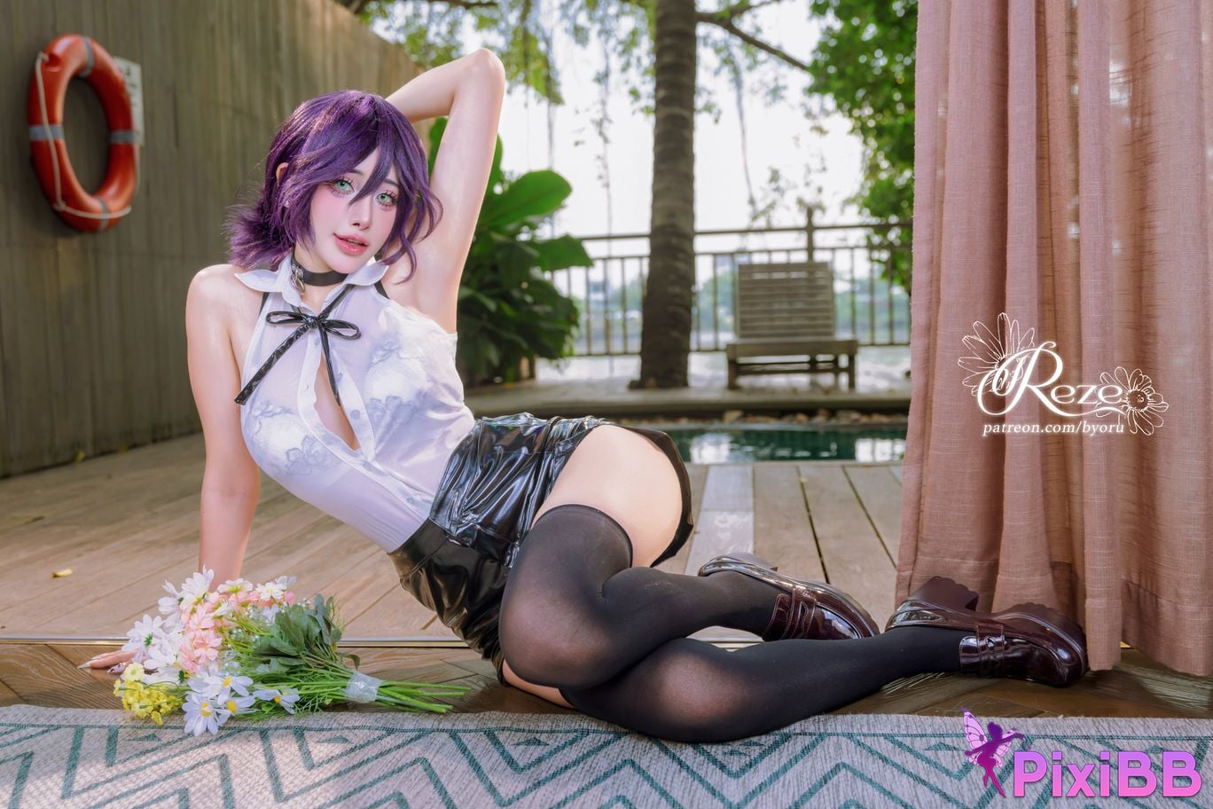Cosplayer Byoru Reze chainsaw man Lesse PixiBB.COM 059