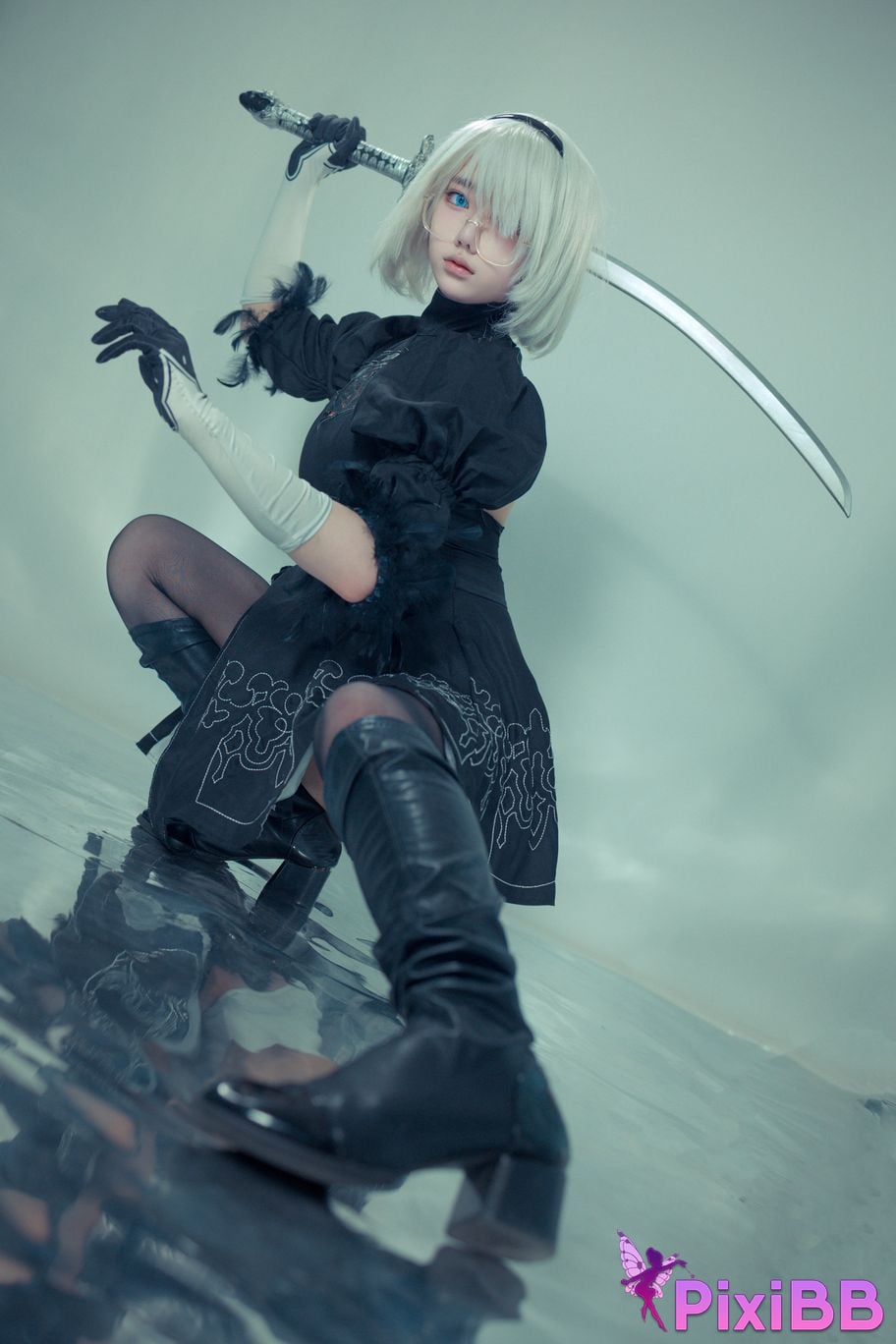 Cosplayer Titanium alloy TiTi Li Inu chan neil double PixiBB.COM 002