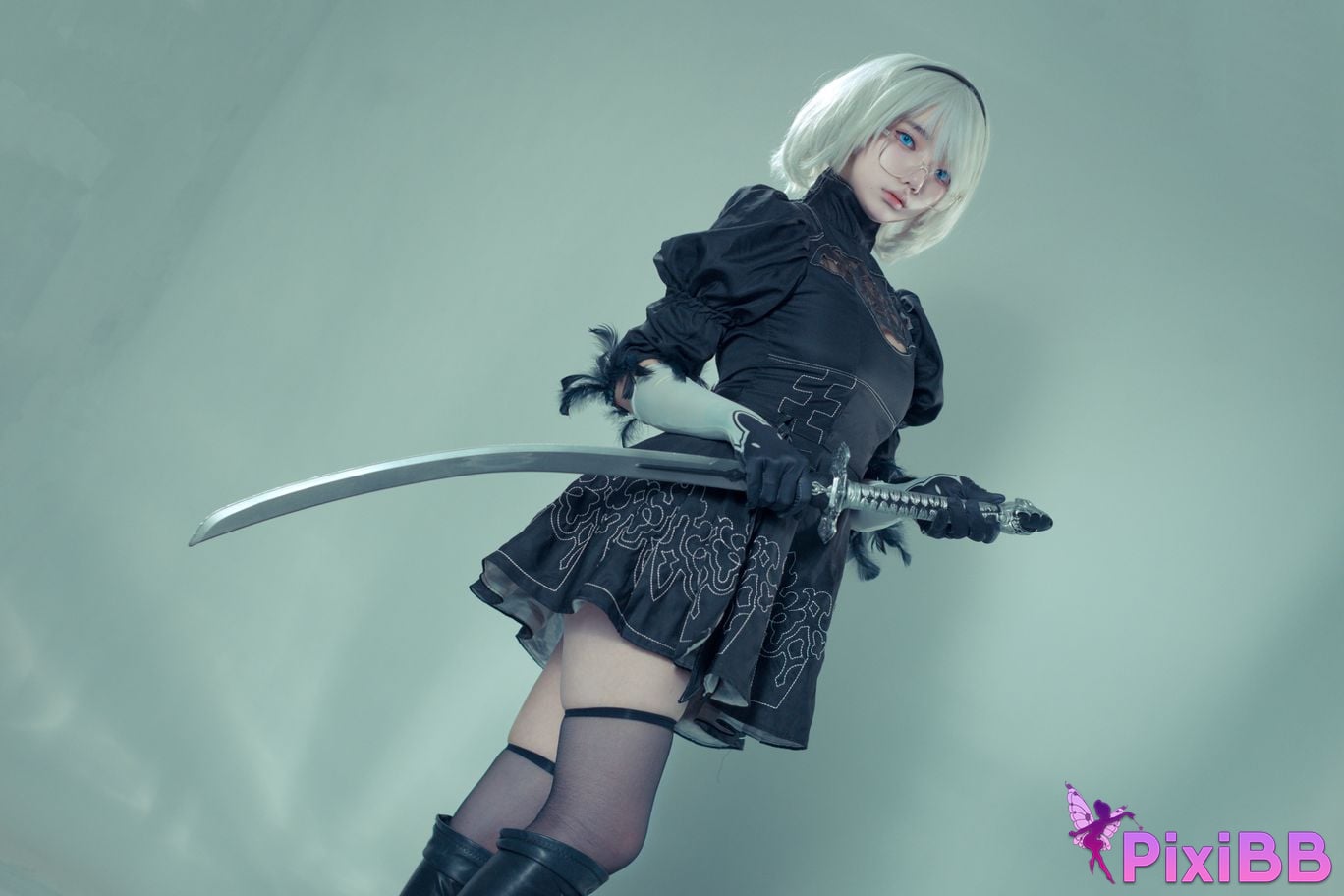 Cosplayer Titanium alloy TiTi Li Inu chan neil double PixiBB.COM 012