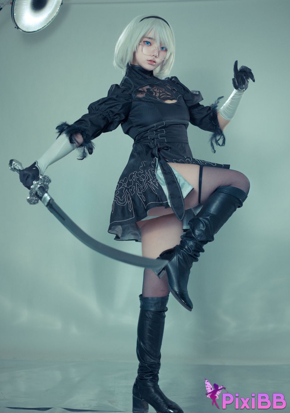 Cosplayer Titanium alloy TiTi Li Inu chan neil double PixiBB.COM 013