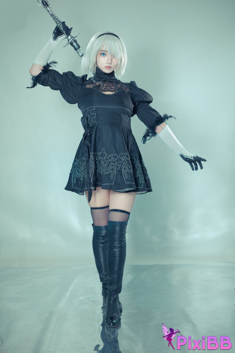 Cosplayer Titanium alloy TiTi Li Inu chan neil double PixiBB.COM 015