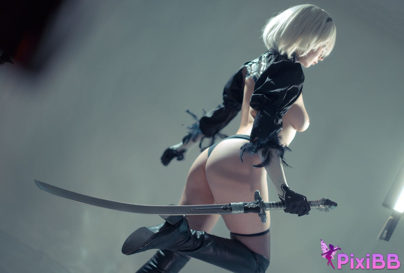 Cosplayer Titanium alloy TiTi Li Inu chan neil double PixiBB.COM 076