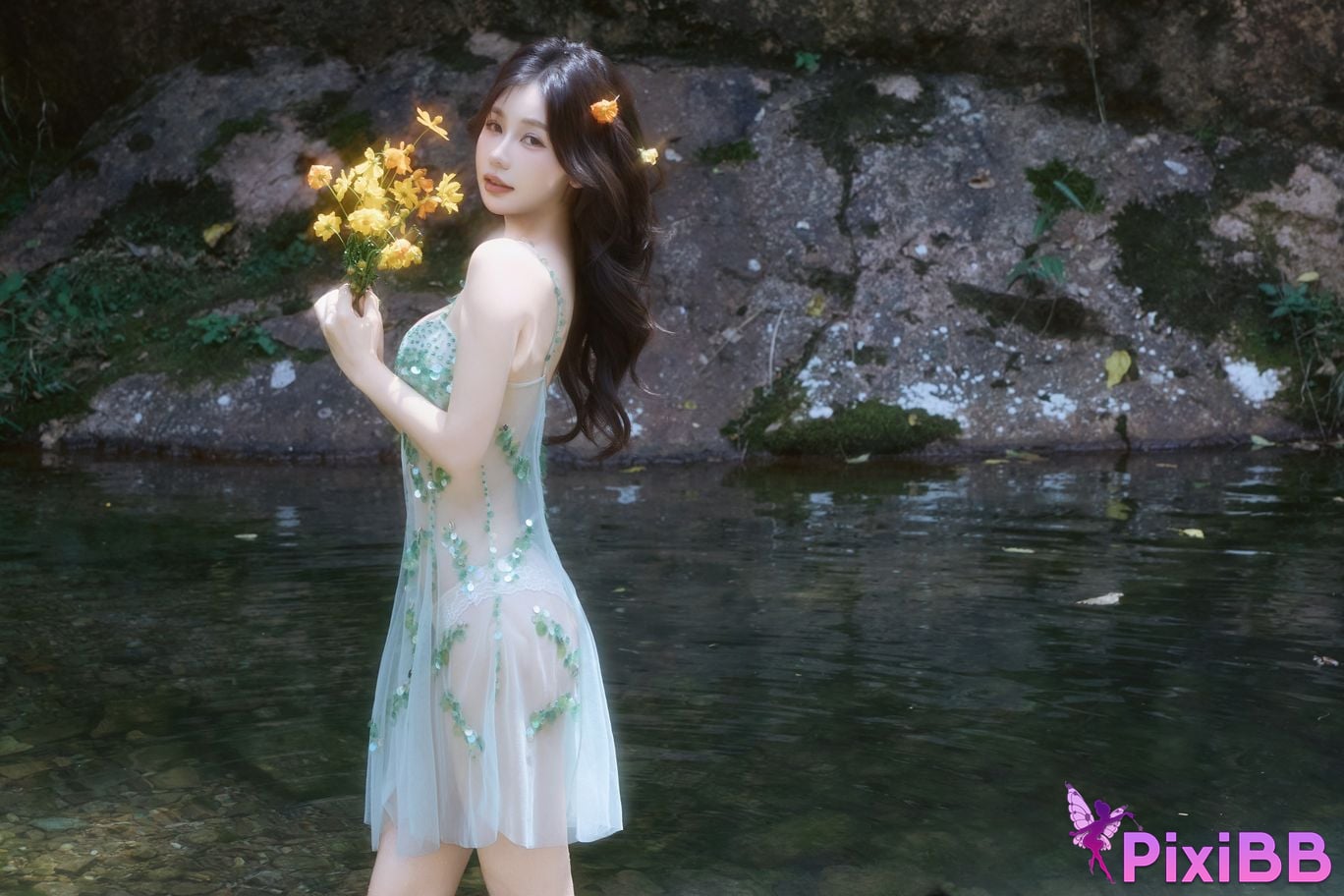 XR Uncensored Yin Tian R18 Xiuren.com Model Ridge by the Water PixiBB.COM 062