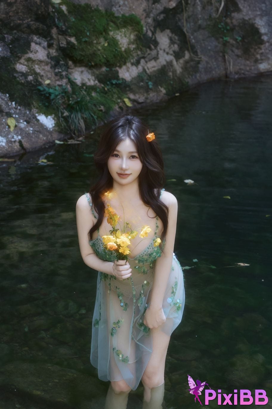 XR Uncensored Yin Tian R18 Xiuren.com Model Ridge by the Water PixiBB.COM 063