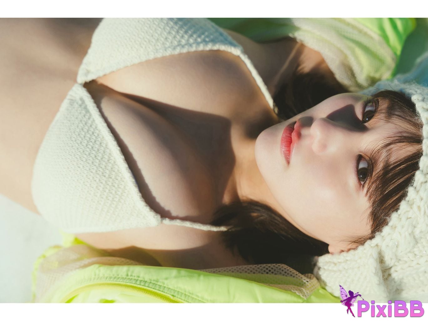 Japanese Idol Miku Tanaka Young Gangan Digital Limited Photo Book silver world PixiBB.COM 008