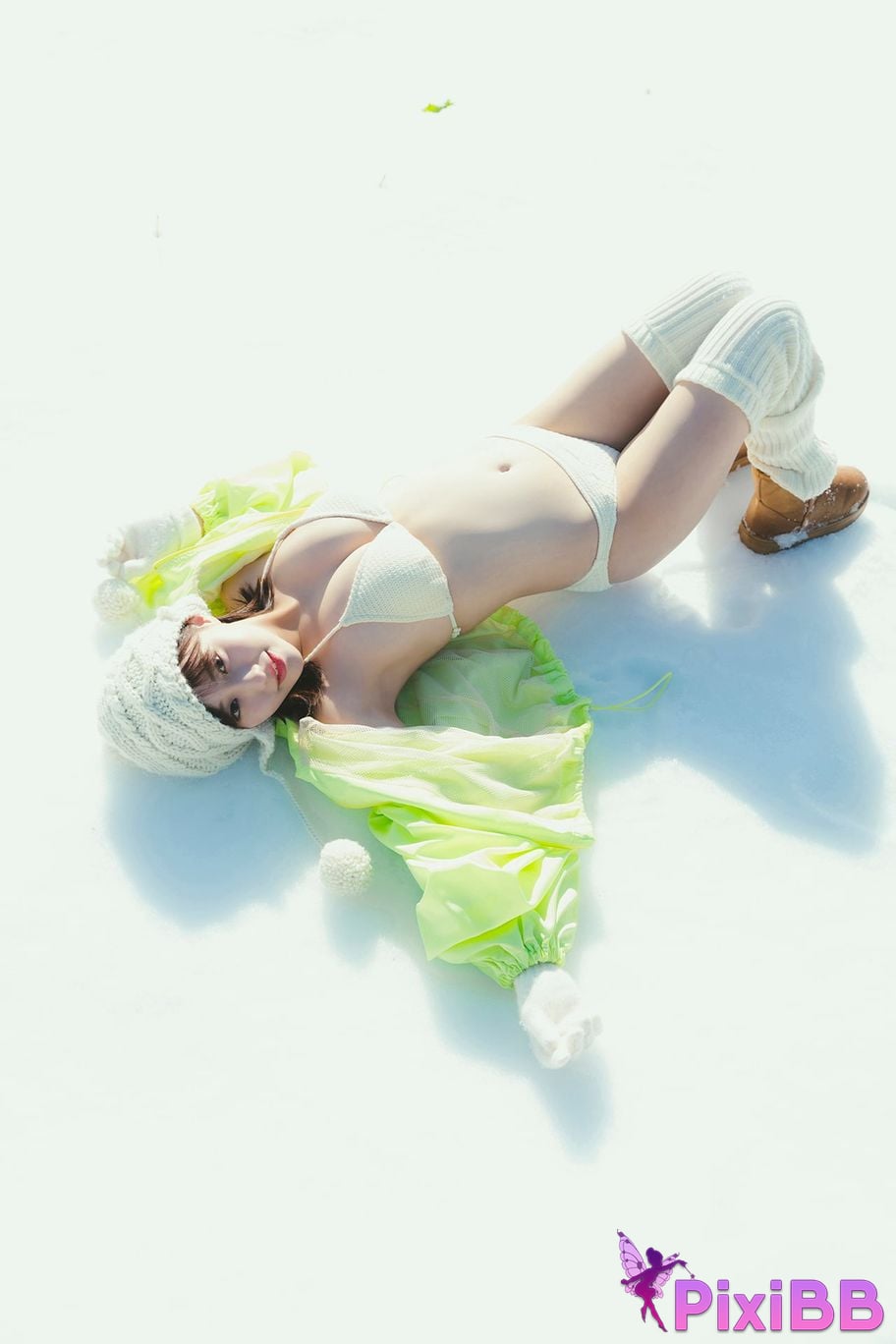 Japanese Idol Miku Tanaka Young Gangan Digital Limited Photo Book silver world PixiBB.COM 010