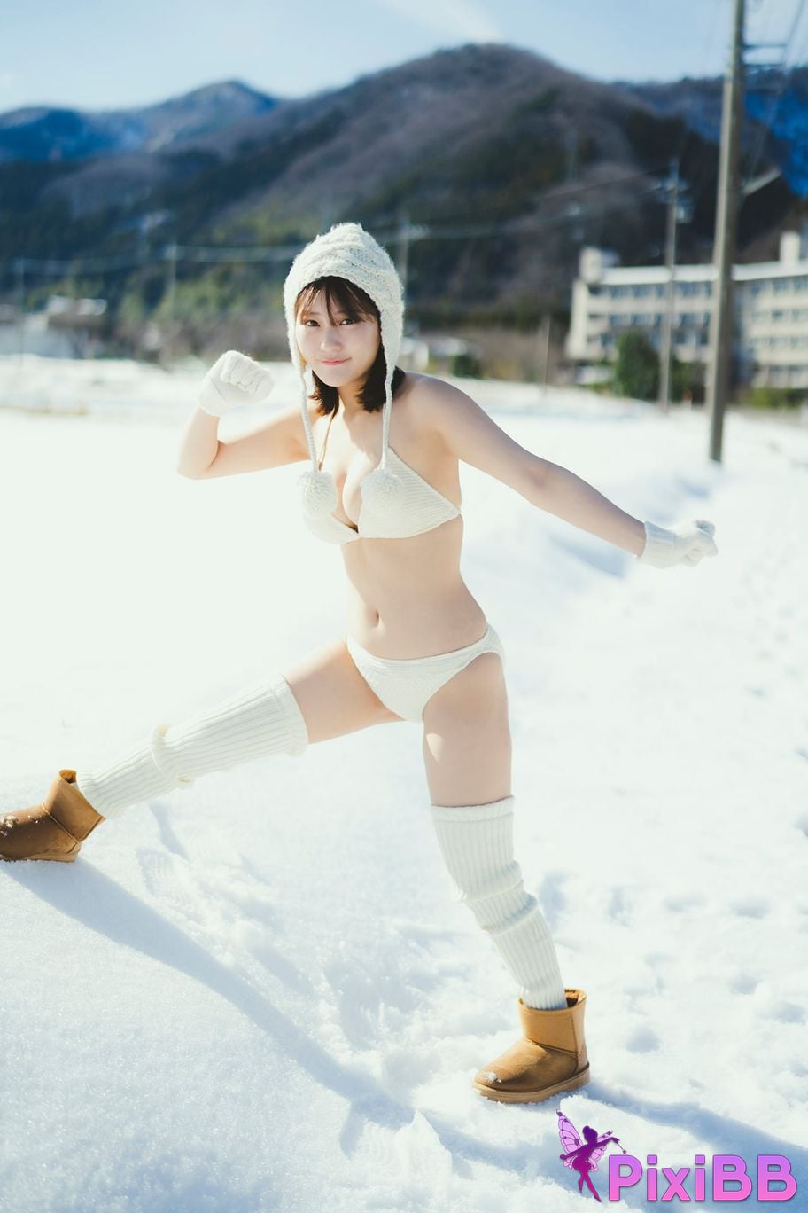 Japanese Idol Miku Tanaka Young Gangan Digital Limited Photo Book silver world PixiBB.COM 013