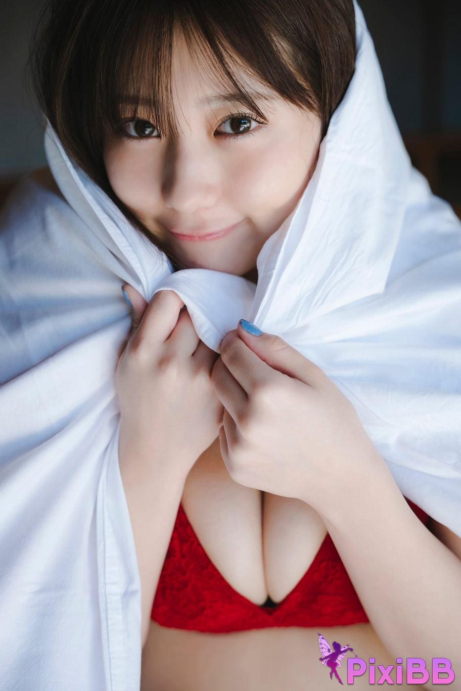 Japanese Idol Miku Tanaka Young Gangan Digital Limited Photo Book silver world PixiBB.COM 040