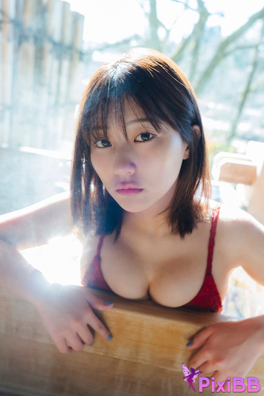 Japanese Idol Miku Tanaka Young Gangan Digital Limited Photo Book silver world PixiBB.COM 043