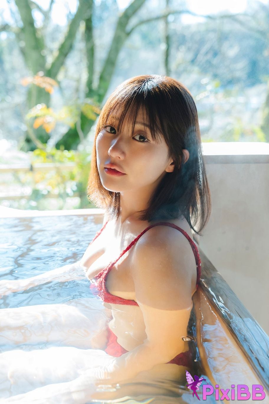 Japanese Idol Miku Tanaka Young Gangan Digital Limited Photo Book silver world PixiBB.COM 044