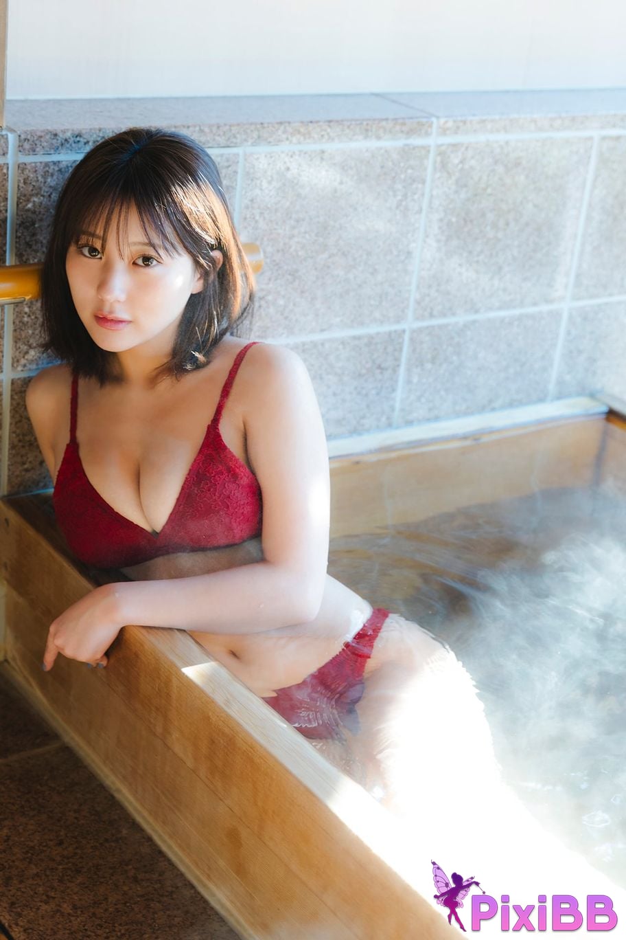 Japanese Idol Miku Tanaka Young Gangan Digital Limited Photo Book silver world PixiBB.COM 051