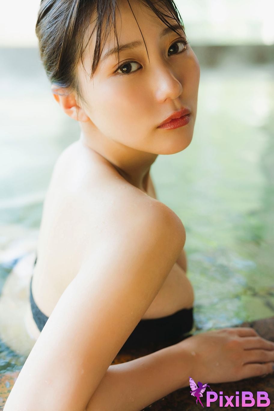 Japanese Idol Miku Tanaka Young Gangan Digital Limited Photo Book silver world PixiBB.COM 063