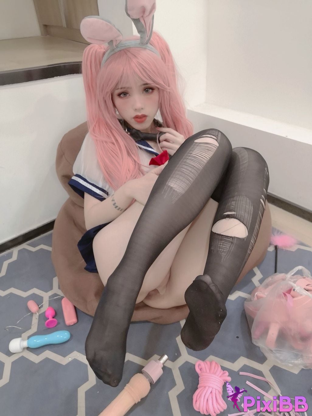 Cosplayer Titanium alloy TiTi Ahego PixiBB.COM 001