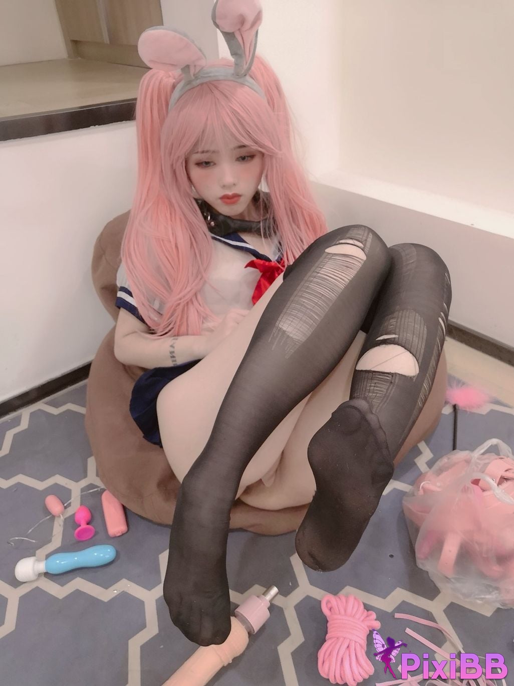 Cosplayer Titanium alloy TiTi Ahego PixiBB.COM 002