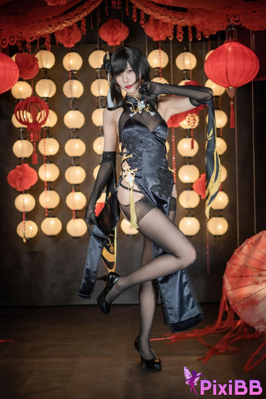 Cosplayer Saya Zerozaki Zhenhai PixiBB.COM 090