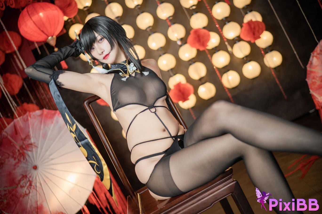 Cosplayer Saya Zerozaki Zhenhai PixiBB.COM 099