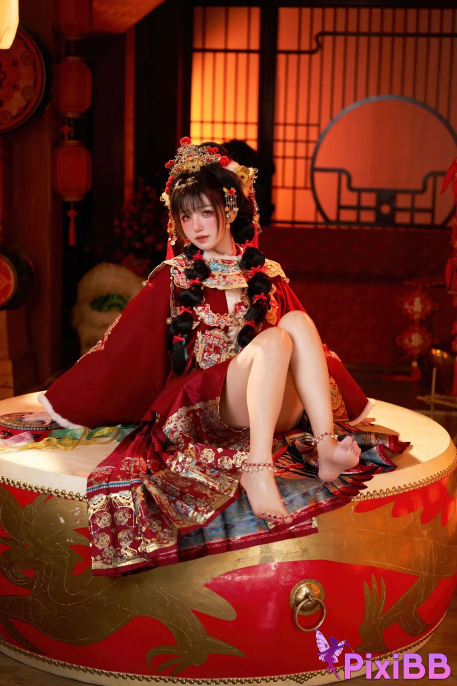 Cosplayer Axun kaOri new year photos PixiBB.COM 002