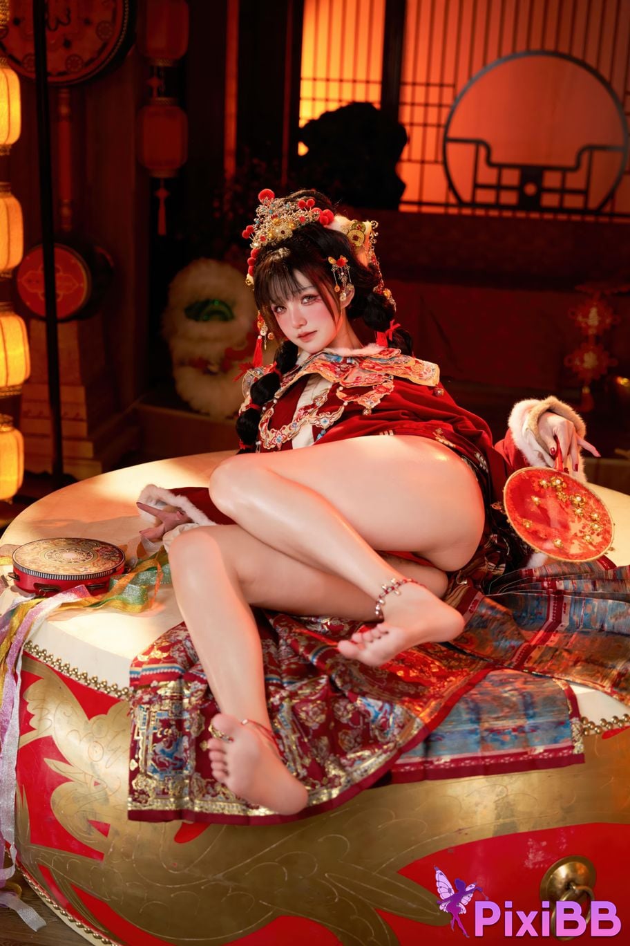 Cosplayer Axun kaOri new year photos PixiBB.COM 006