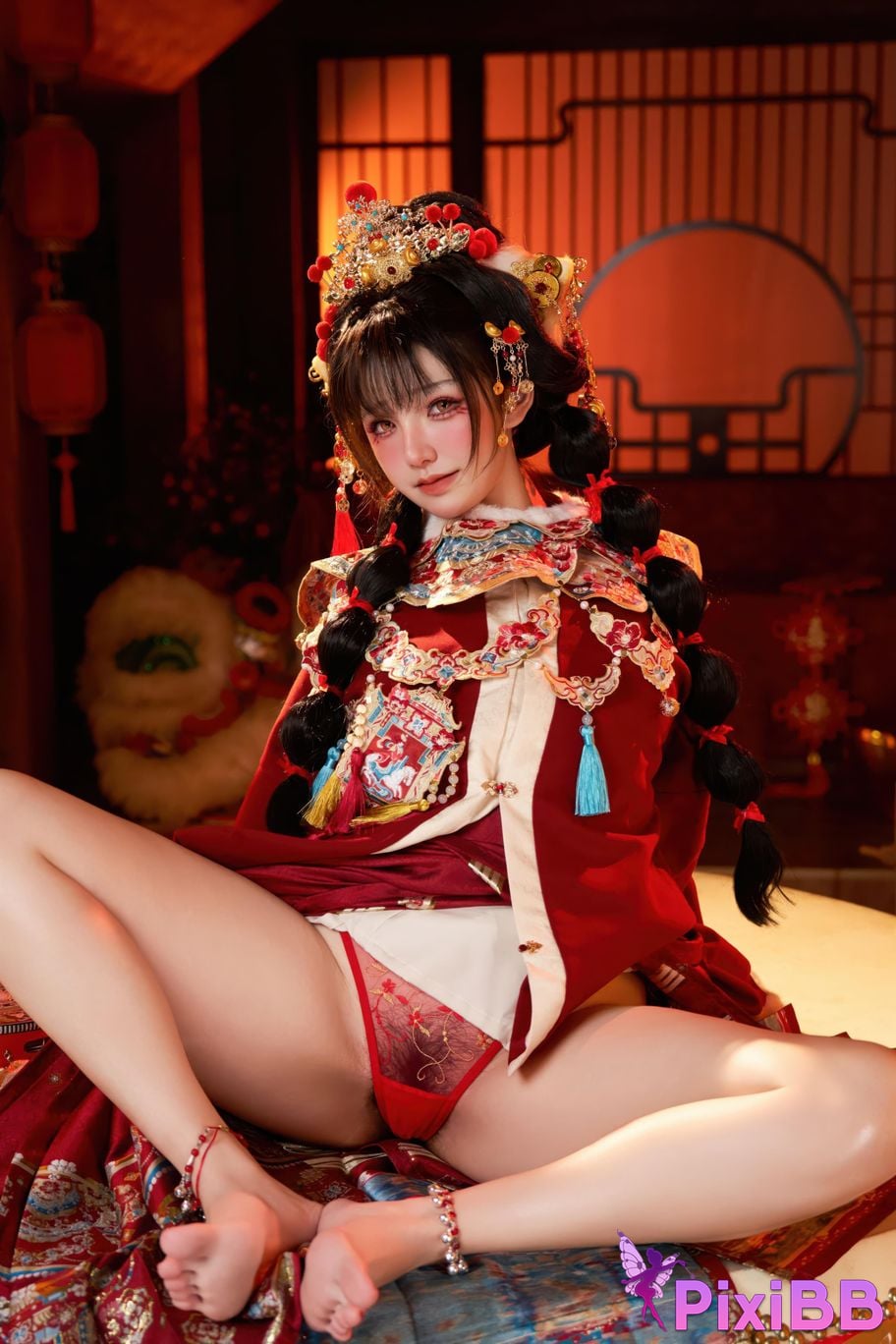 Cosplayer Axun kaOri new year photos PixiBB.COM 012