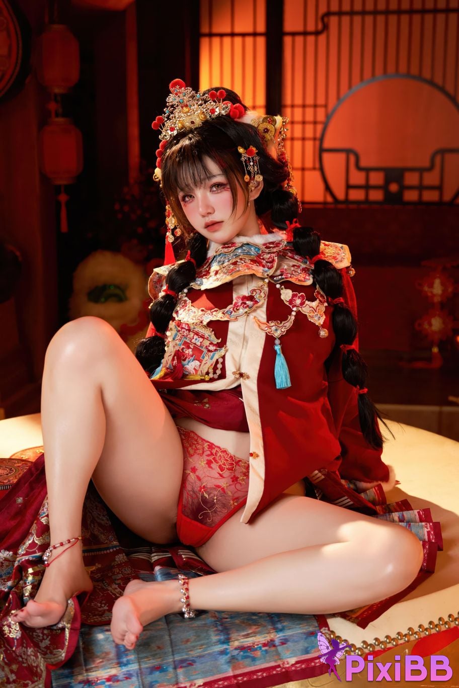 Cosplayer Axun kaOri new year photos PixiBB.COM 014