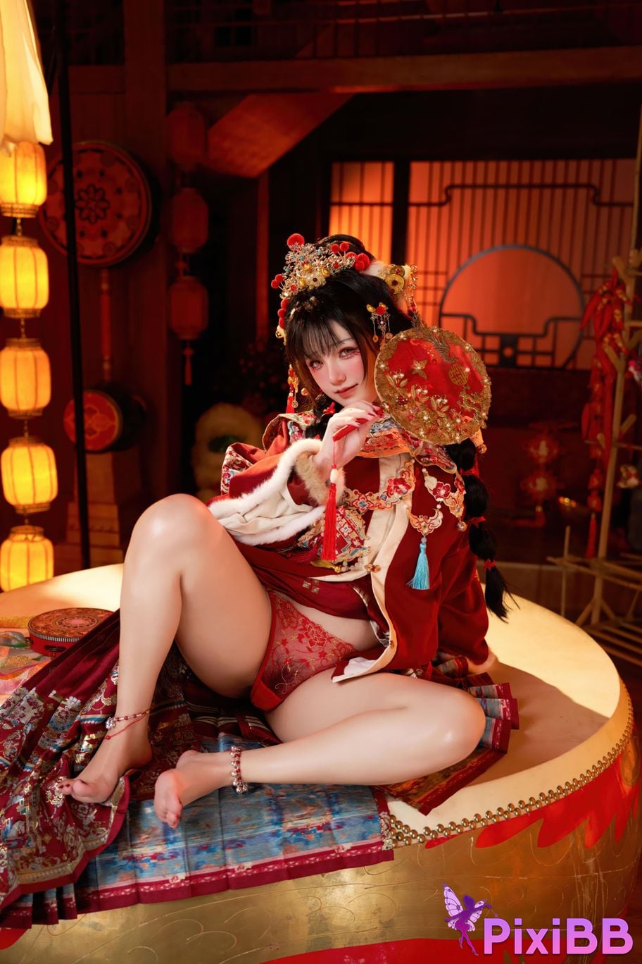 Cosplayer Axun kaOri new year photos PixiBB.COM 016