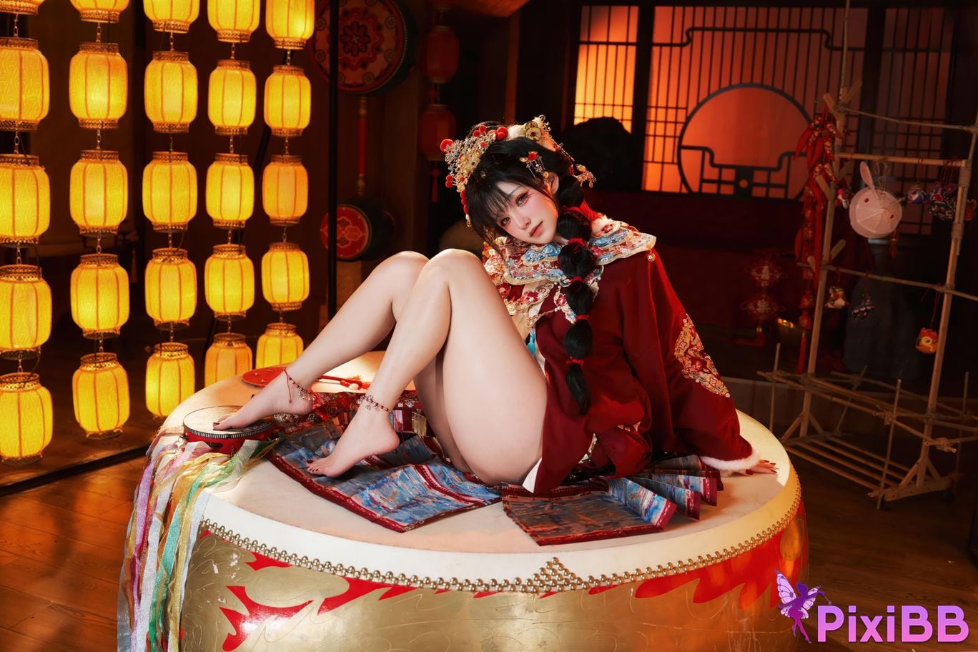 Cosplayer Axun kaOri new year photos PixiBB.COM 026