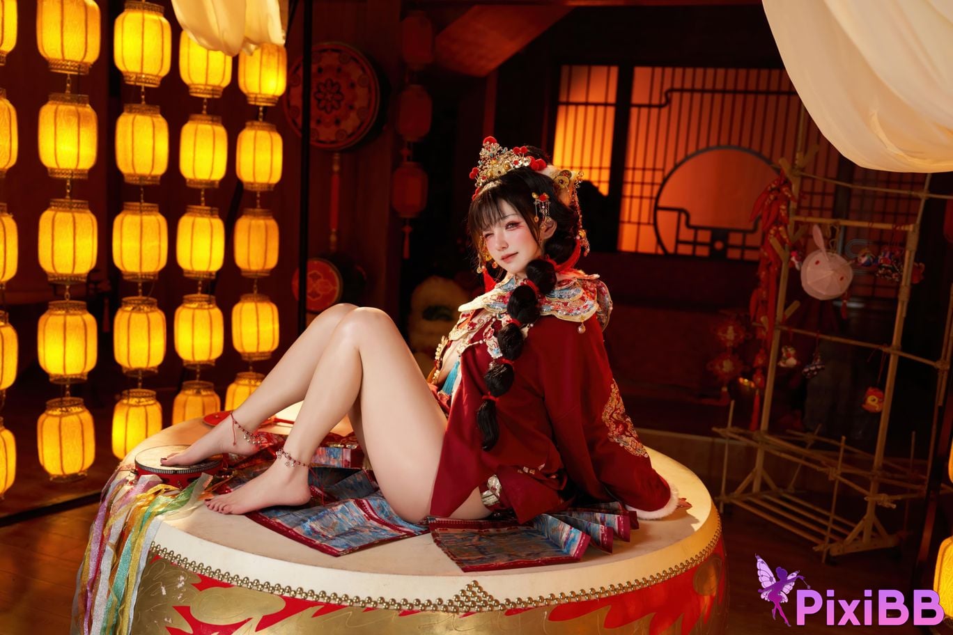 Cosplayer Axun kaOri new year photos PixiBB.COM 027