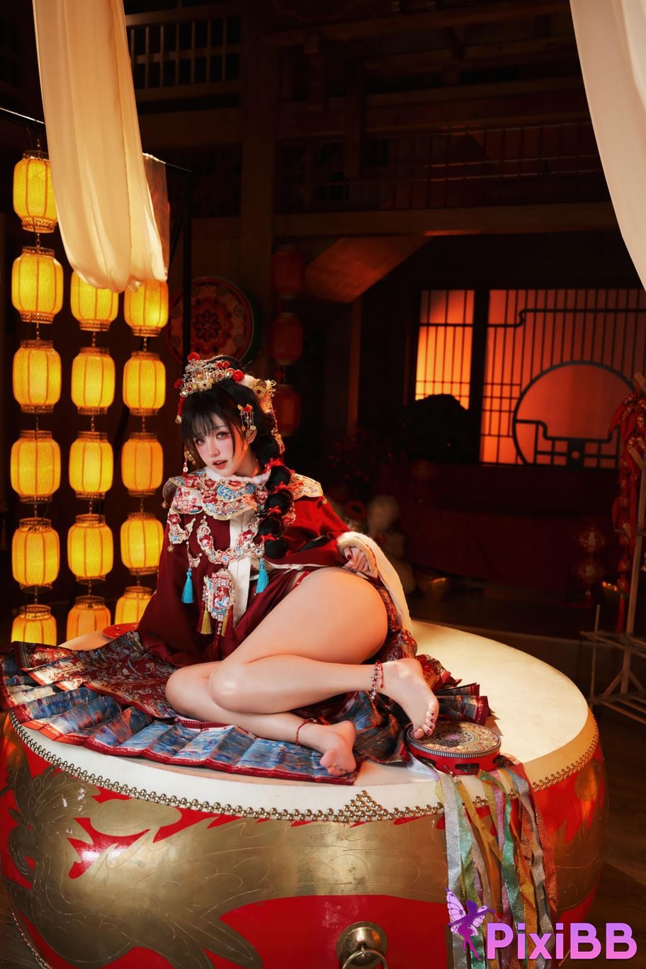 Cosplayer Axun kaOri new year photos PixiBB.COM 029