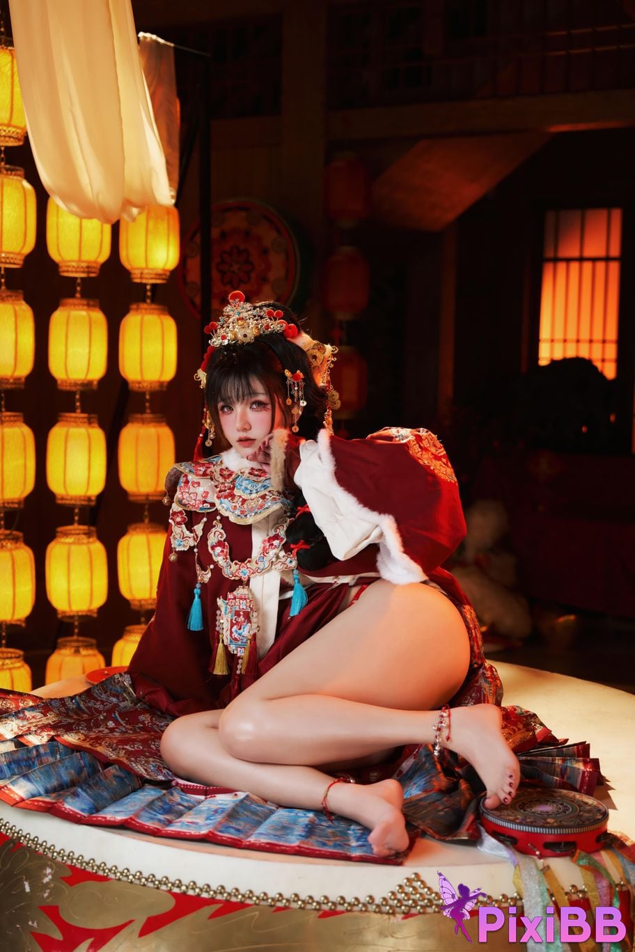 Cosplayer Axun kaOri new year photos PixiBB.COM 030