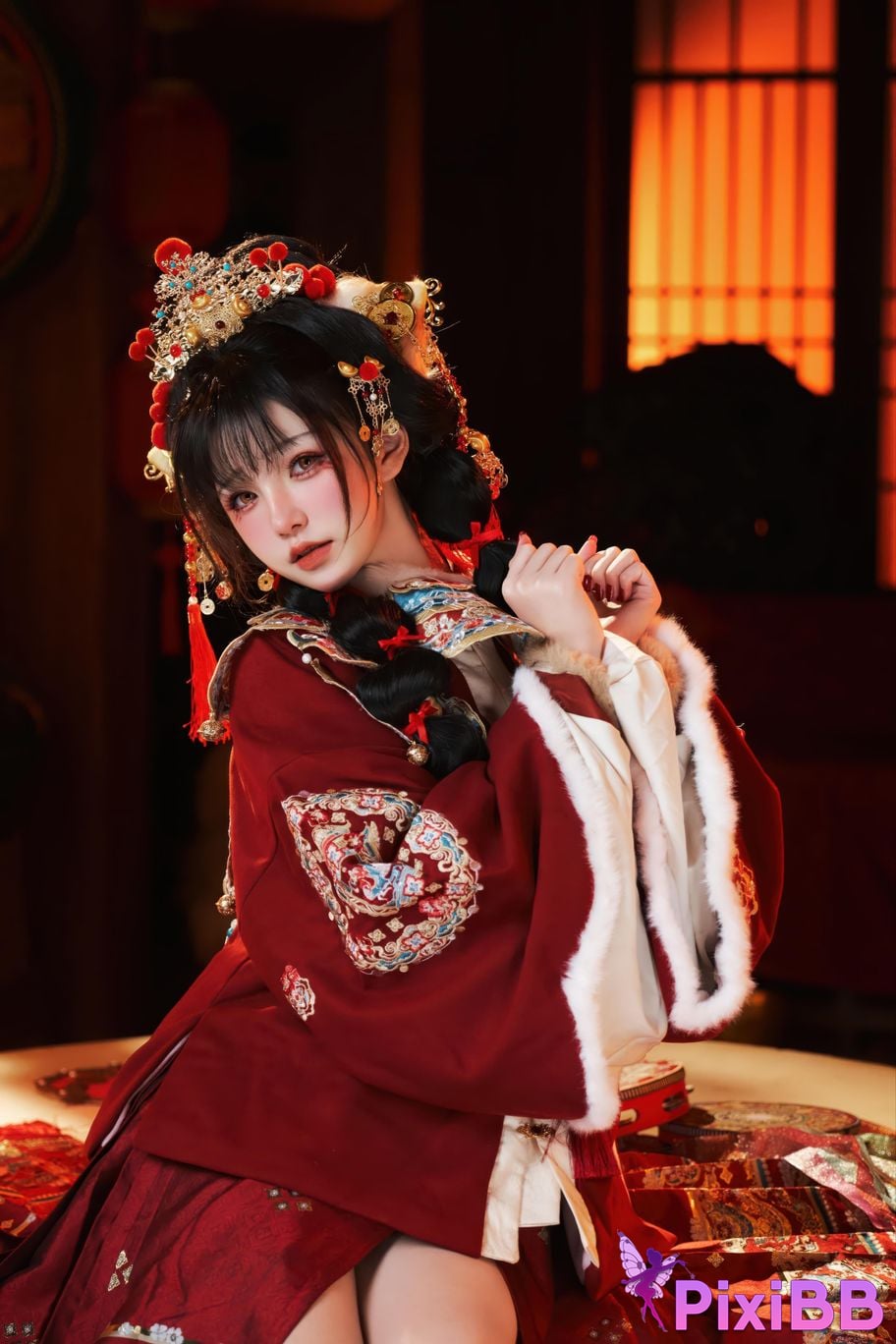 Cosplayer Axun kaOri new year photos PixiBB.COM 039