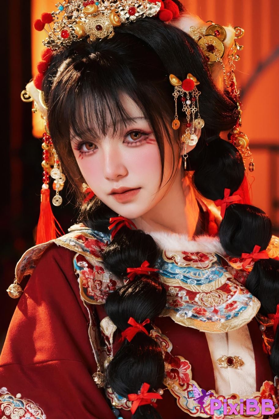 Cosplayer Axun kaOri new year photos PixiBB.COM 044