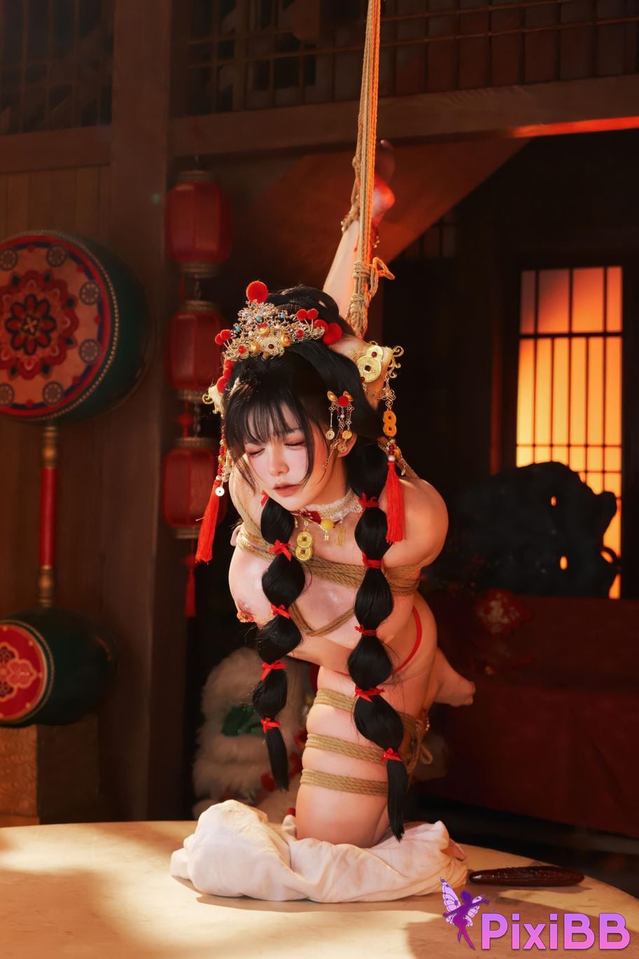 Cosplayer Axun kaOri new year photos PixiBB.COM 089